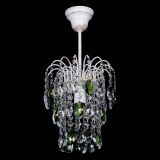 Люстра Зима журавлик зеленая (белая патина) в Самаре