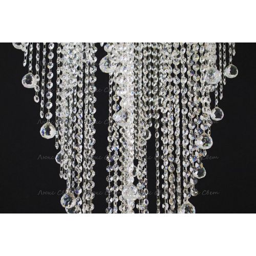 Люстра Катерина Космос 5 ламп шар 30 мм длинная  в Самаре Гусь Хрустальный