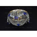 Люстра Анжелика журавлик синяя в Самаре