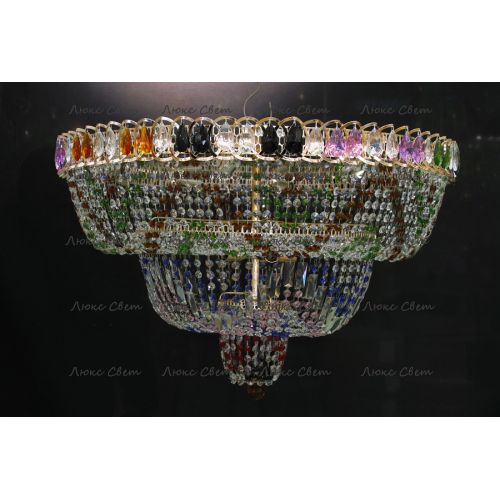 Люстра Водопад Колор 80 см в Самаре Гусь Хрустальный