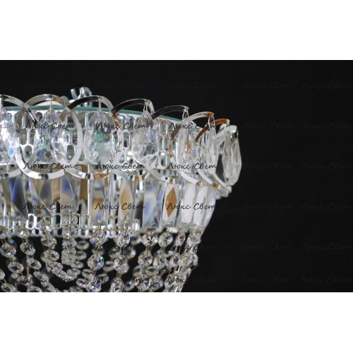 Люстра Катерина Водоворот 1 лампа в Самаре Гусь Хрустальный