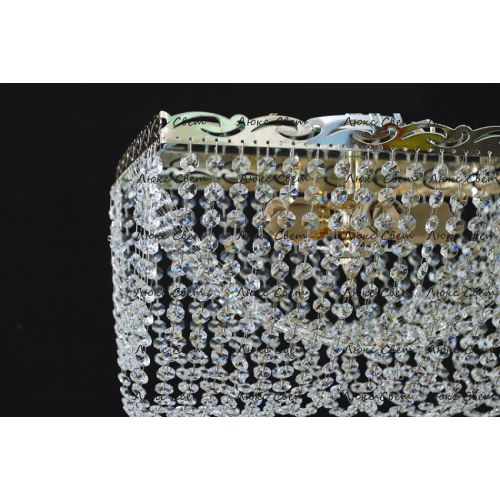 Люстра Квадрат Ракушка 2 в Самаре Гусь Хрустальный