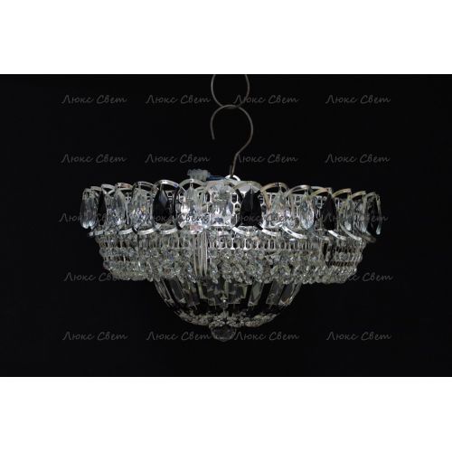 Люстра Кольцо Купол черная в Самаре Гусь Хрустальный