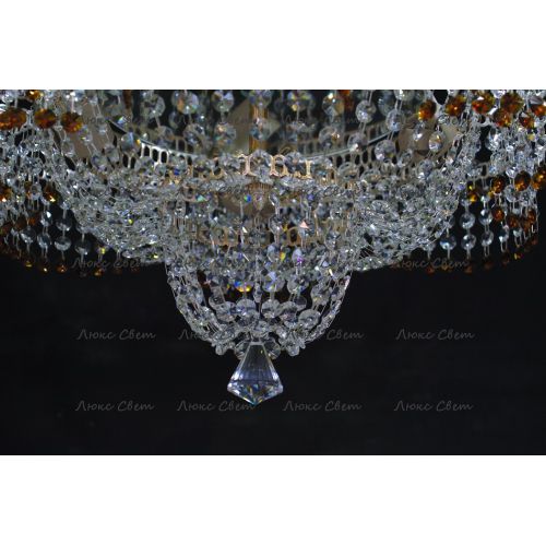 Люстра Лотос чайная в Самаре Гусь Хрустальный