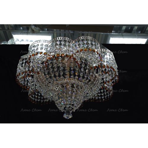 Люстра Лотос чайная в Самаре Гусь Хрустальный