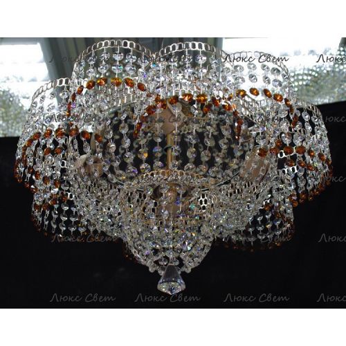 Люстра Лотос чайная в Самаре Гусь Хрустальный