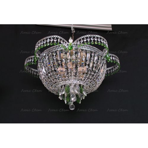 Люстра Ромашка цветная в Самаре Гусь Хрустальный