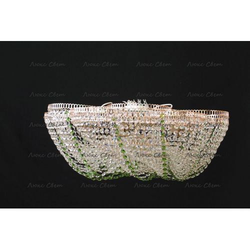 Люстра Лотос  Елена цветная № 1 в Самаре Гусь Хрустальный