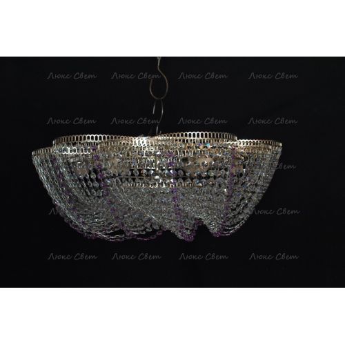 Люстра Лотос Елена сиреневая в Самаре Гусь Хрустальный