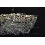 Люстра Лотос Елена сиреневая в Самаре