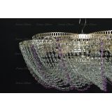 Люстра Лотос Елена сиреневая в Самаре