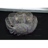 Люстра Лотос Елена сиреневая в Самаре