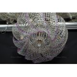 Люстра Лотос Елена сиреневая в Самаре