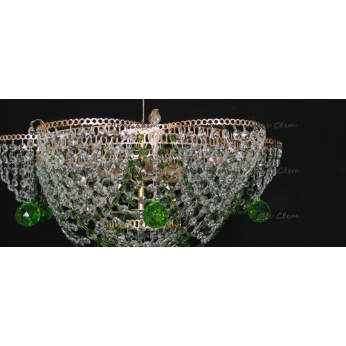 Люстра Ромашка Аленка цветная в Самаре Гусь Хрустальный