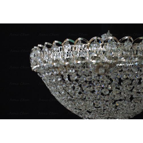 Люстра Водоворот Сетка Обтикон в Самаре Гусь Хрустальный