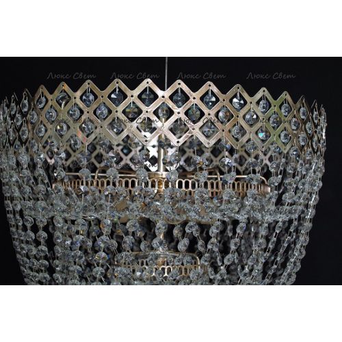 Люстра Водопад корона № 3 в Самаре Гусь Хрустальный