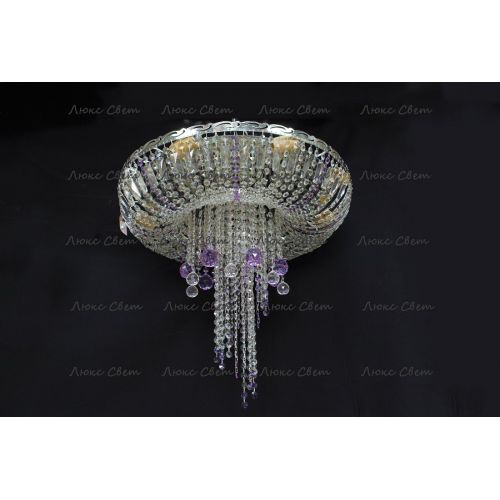 Люстра Анжелика 1 шар 40 мм фиолетовая в Самаре Гусь Хрустальный