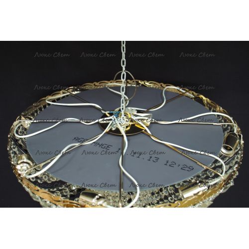 Люстра Анжелика 1 шар 40 мм черная в Самаре Гусь Хрустальный