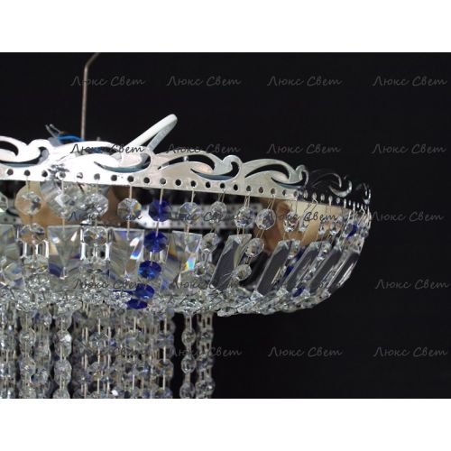 Люстра Анжелика 1 шар 40 синяя в Самаре Гусь Хрустальный