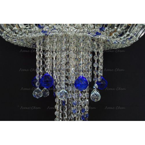 Люстра Анжелика 1 шар 40 синяя в Самаре Гусь Хрустальный