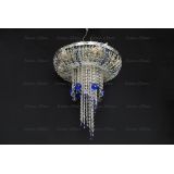 Люстра Анжелика 1 шар 40 синяя в Самаре