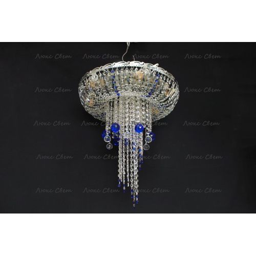 Люстра Анжелика 1 шар 40 синяя в Самаре Гусь Хрустальный