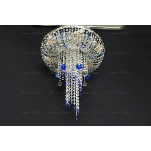 Люстра Анжелика 1 шар 40 синяя в Самаре Гусь Хрустальный