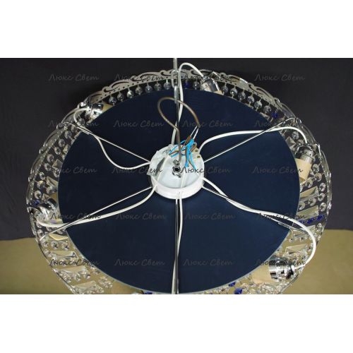 Люстра Анжелика 1 шар 40 синяя в Самаре Гусь Хрустальный