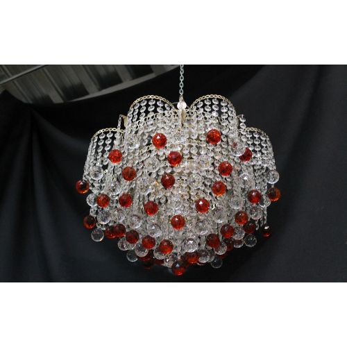 Люстра Ромашка Крона цветная в Самаре Гусь Хрустальный