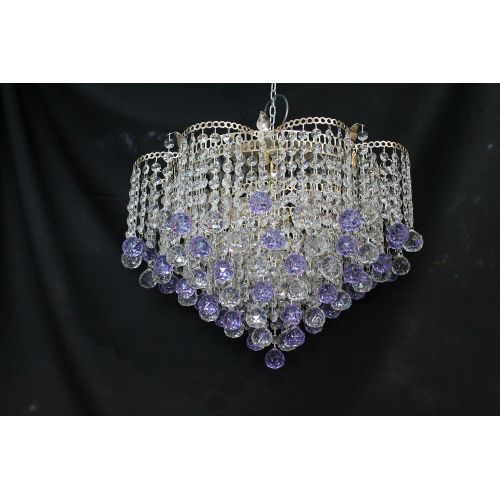 Люстра Ромашка Крона цветная в Самаре Гусь Хрустальный