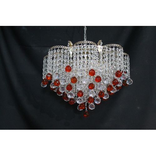 Люстра Ромашка Крона цветная в Самаре Гусь Хрустальный