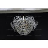 Люстра Ромашка подсолнух, цвет фурнитуры: серебро, Люстры Гусь Хрустальный Люстра Ромашка подсолнух, цвет фурнитуры: серебро, Люстры Гусь Хрустальный