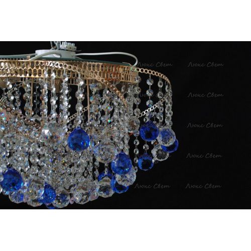 Люстра Космос шар 40 мм синяя в Самаре Гусь Хрустальный