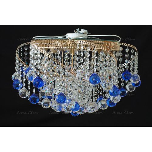 Люстра Космос шар 40 мм синяя в Самаре Гусь Хрустальный