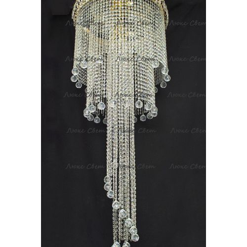 Люстра Водопад длинный в Самаре Гусь Хрустальный