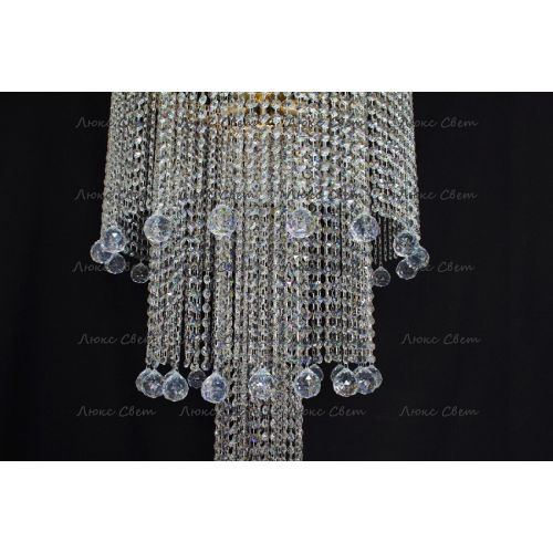 Люстра Водопад длинный в Самаре Гусь Хрустальный