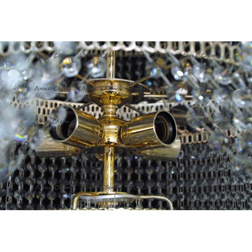 Люстра Водопад длинный в Самаре Гусь Хрустальный