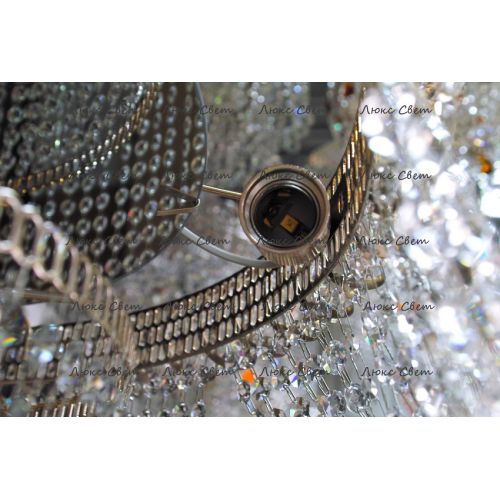 Люстра Водопад длинный в Самаре Гусь Хрустальный