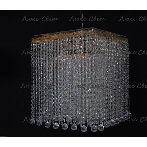 Люстра Квадрат гамма 53 см шар 30 мм  в Самаре Гусь Хрустальный