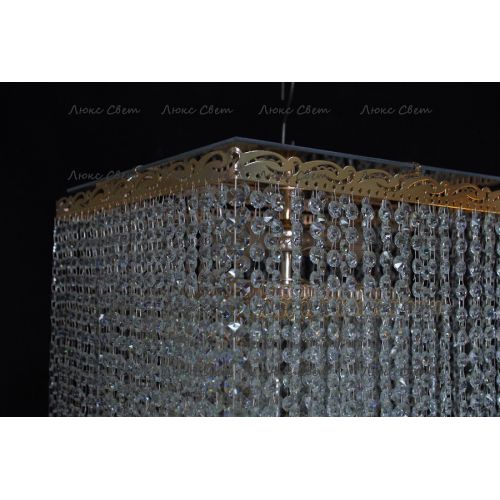 Люстра Квадрат гамма 53 см шар 30 мм  в Самаре Гусь Хрустальный