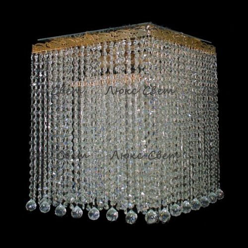 Люстра Квадрат гамма 53 см шар 30 мм  в Самаре Гусь Хрустальный