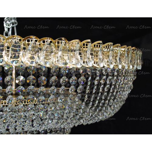 Люстра Водопад камень обтикон в Самаре Гусь Хрустальный