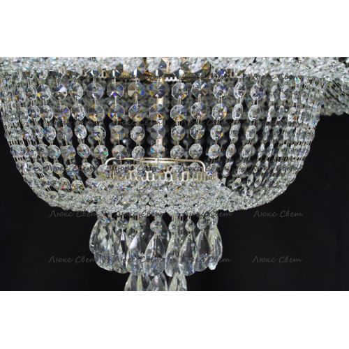 Люстра Водопад камень обтикон в Самаре Гусь Хрустальный