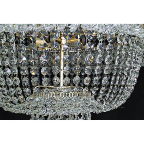 Люстра Водопад камень обтикон в Самаре Гусь Хрустальный