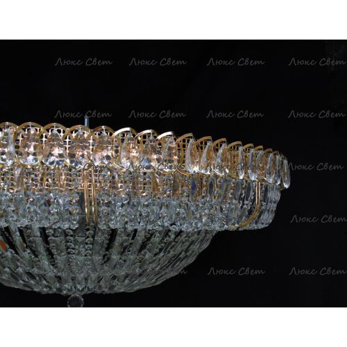 Люстра Кольцо купол 2 - 1000 мм пластина  в Самаре Гусь Хрустальный