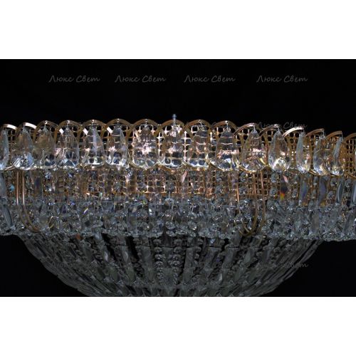 Люстра Кольцо купол 2 - 1000 мм пластина  в Самаре Гусь Хрустальный