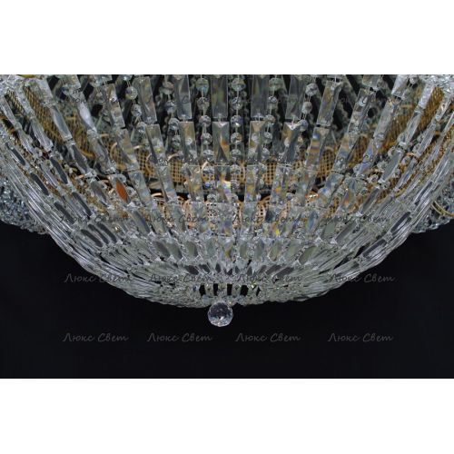 Люстра Кольцо купол 2 - 1000 мм пластина  в Самаре Гусь Хрустальный