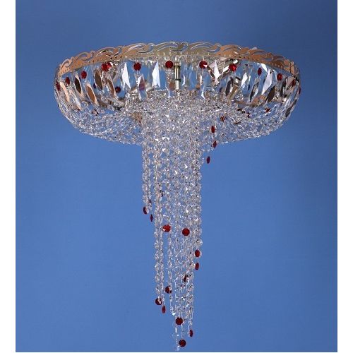 Люстра Анжелика обтикон цветная в Самаре Гусь Хрустальный