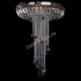 Люстра Анжелика №2 длинная шар 30 мм чайная  в Самаре