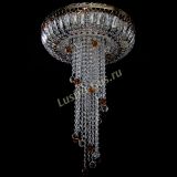 Люстра Анжелика №2 длинная шар 30 мм чайная  в Самаре